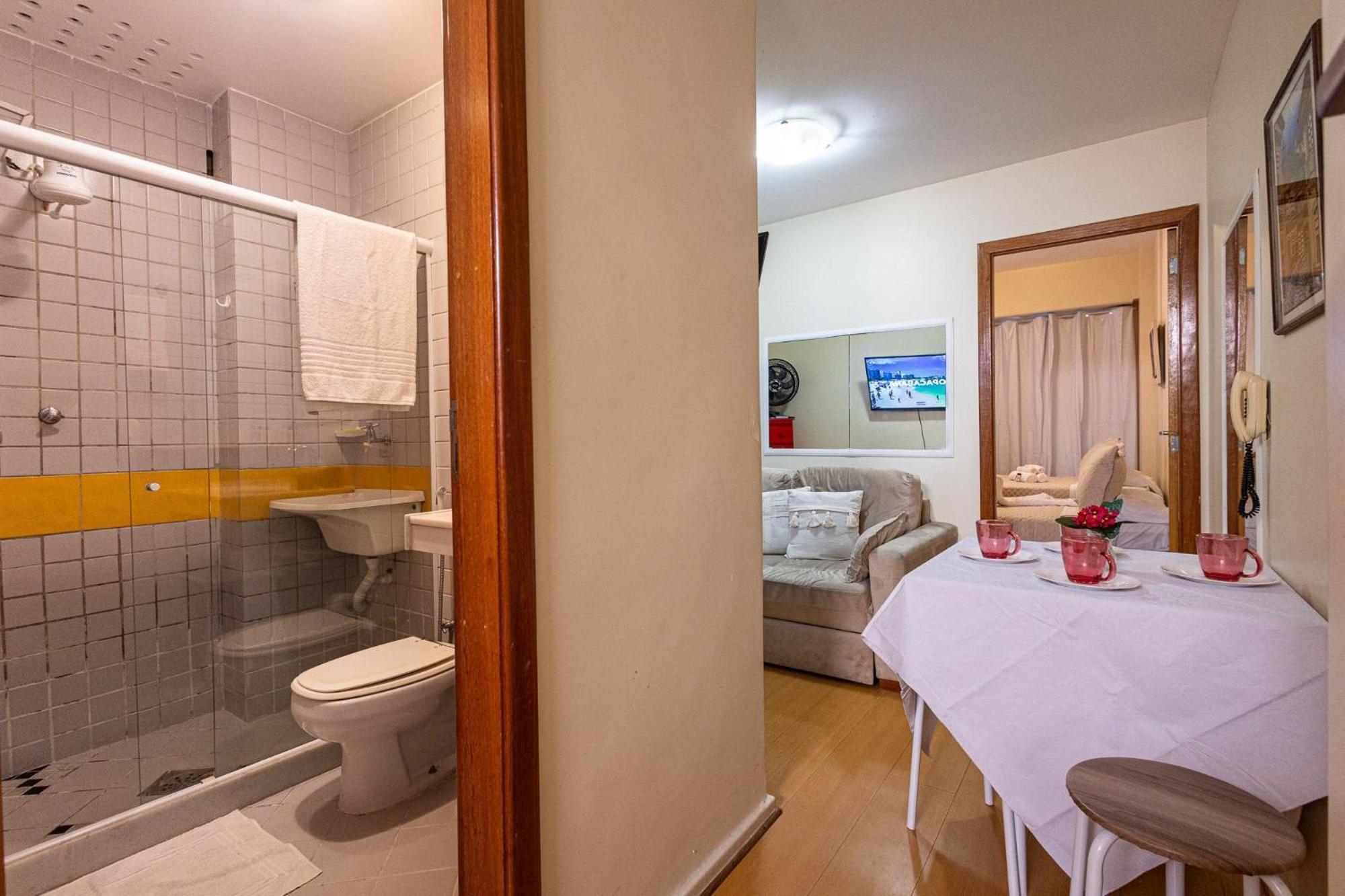 Apartamento Copacabana 200M Da Praia - Wifi Gratis - Cp5 ريو دي جانيرو المظهر الخارجي الصورة